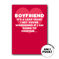 Boyfriend Wondering Card